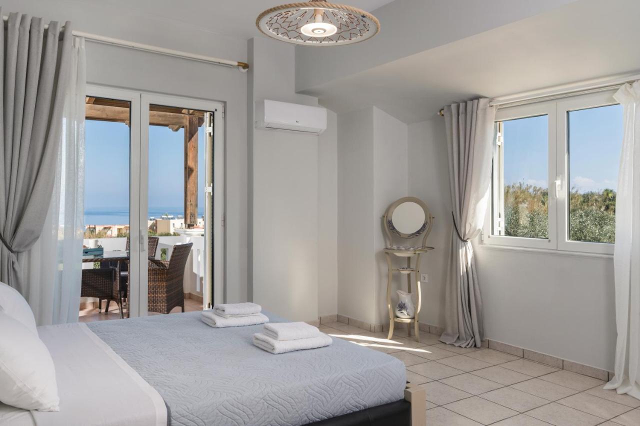 Casa De Philippe With Unique Seaview 2' From Beach Agia  Exterior foto
