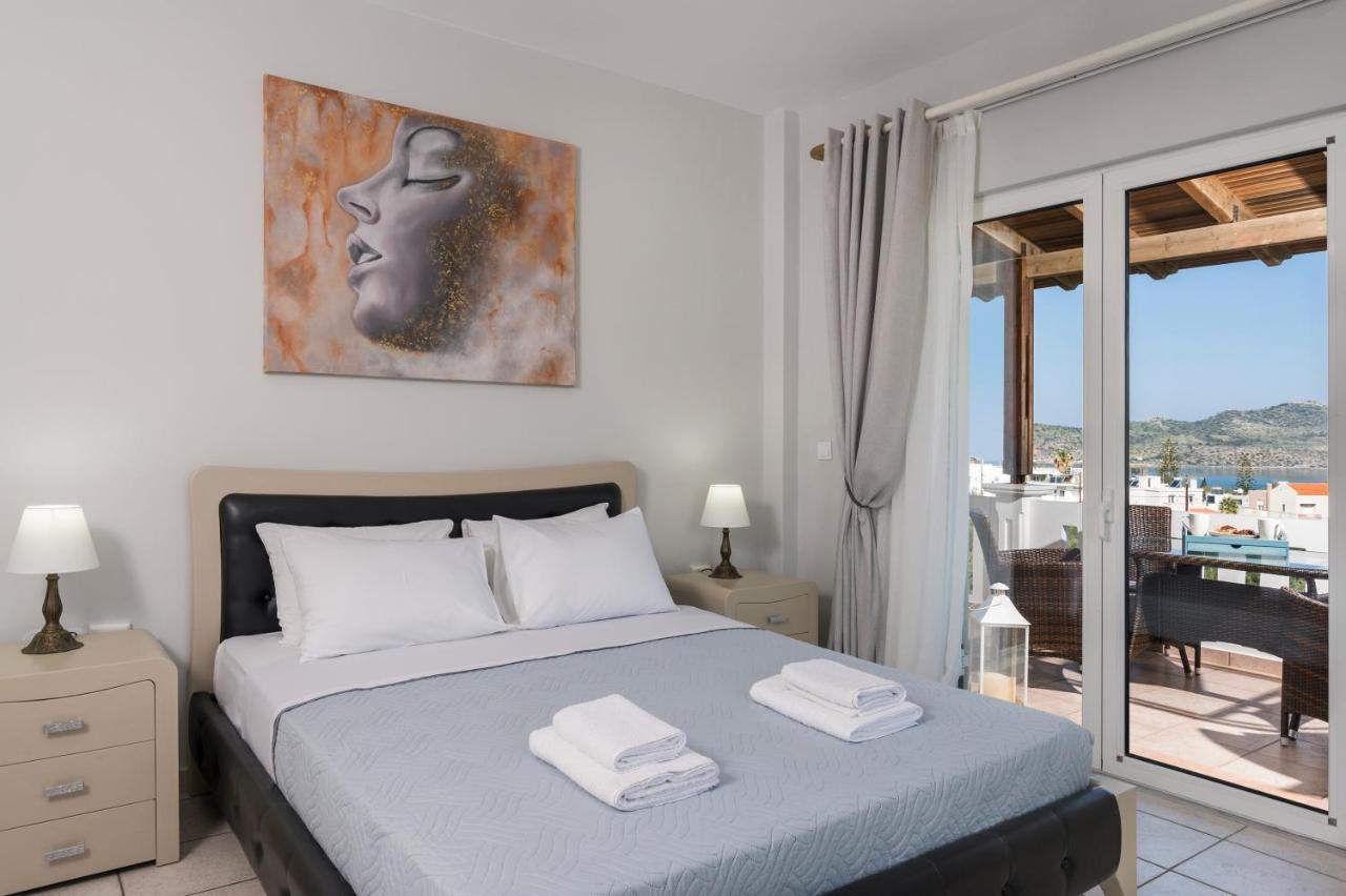 Casa De Philippe With Unique Seaview 2' From Beach Agia  Exterior foto