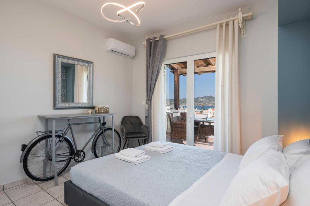 Casa De Philippe With Unique Seaview 2' From Beach Agia  Exterior foto