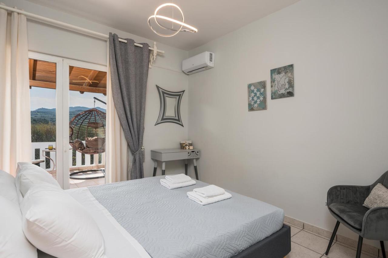 Casa De Philippe With Unique Seaview 2' From Beach Agia  Exterior foto