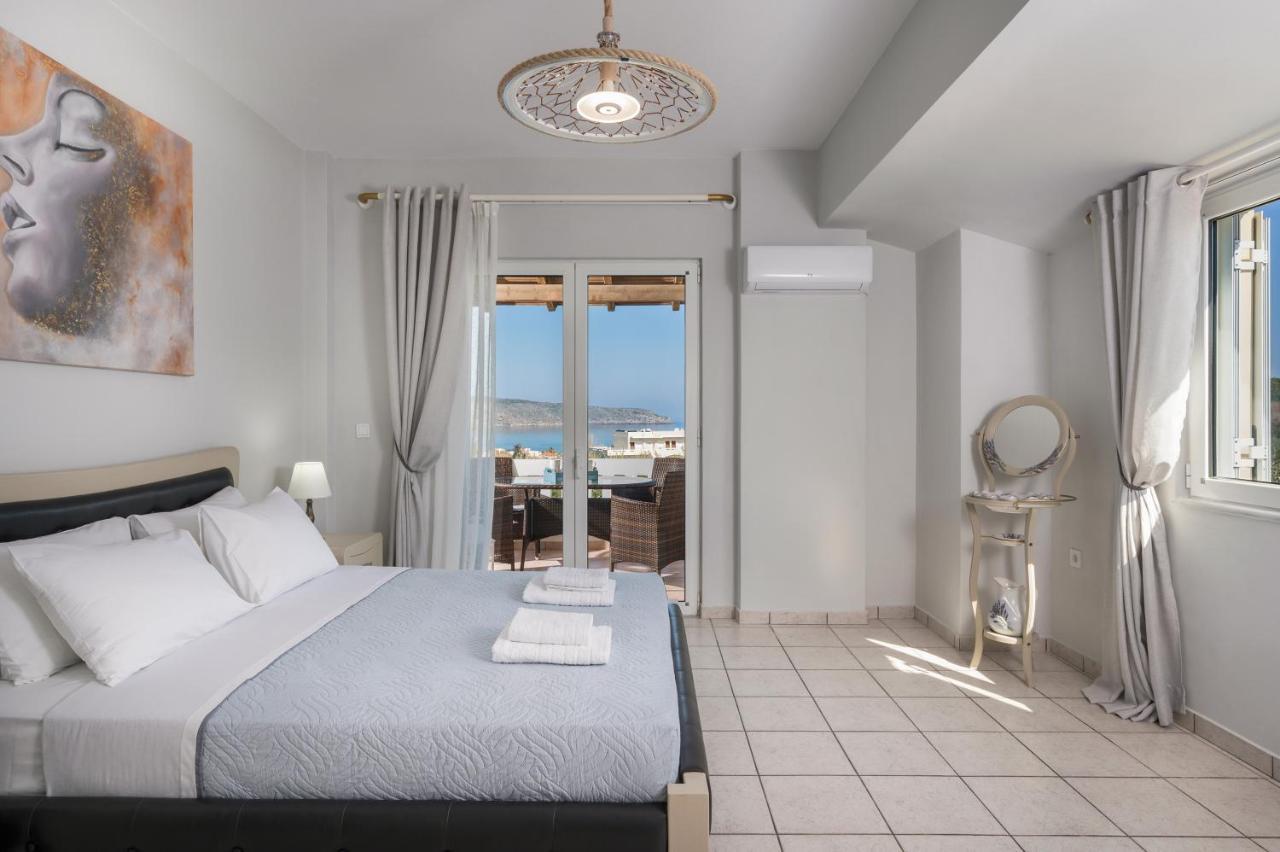 Casa De Philippe With Unique Seaview 2' From Beach Agia  Exterior foto